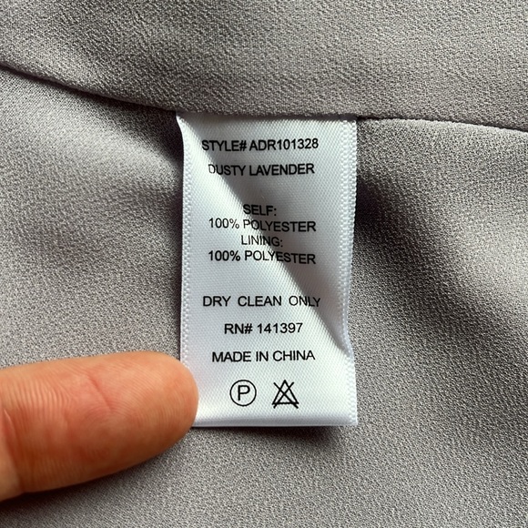 ASTR The Label Adoria Ruffled V-Neck Sleeveless Maxi Dress Dusty Lavender large - Picture 10 of 12